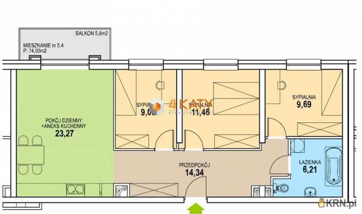 Mieszkanie  na sprzedaż, 4 pokojowe, Łężyca, ul. Geologów