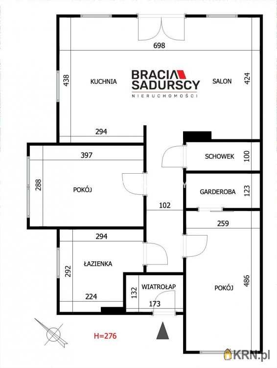 Modlniczka, ul. Wąwozowa, Mieszkanie  na sprzedaż, 3 pokojowe