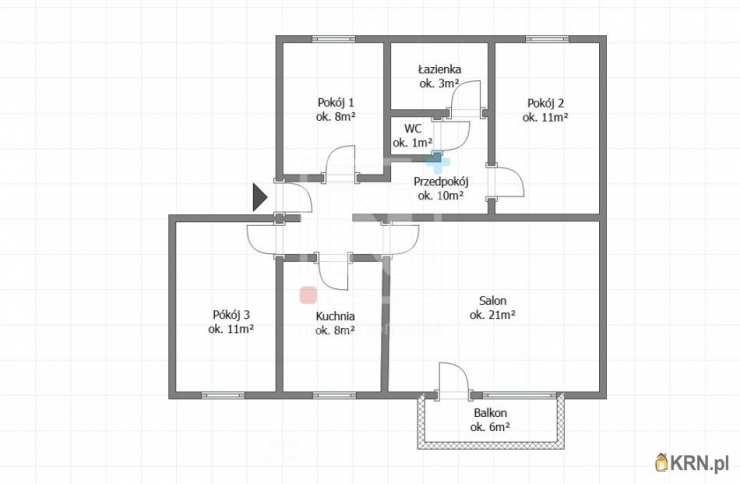 4 pokojowe, Mieszkanie  na sprzedaż, Warszawa, Ursynów, ul. E. Romera
