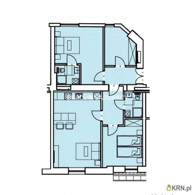 Kraków, Stare Miasto/Kazimierz, ul. Augustiańska, 3 pokojowe, Mieszkanie  na sprzedaż