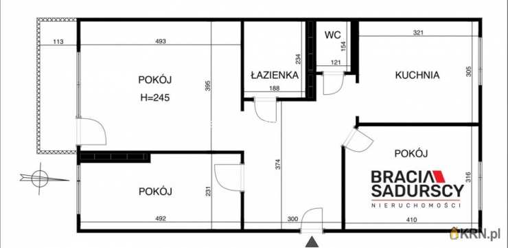 Bracia Sadurscy Oddział BS1 Kapelanka, Mieszkanie  na sprzedaż, Kraków, Prądnik Biały/Górka Narodowa, ul. Kuźnicy Kołłątajowskiej