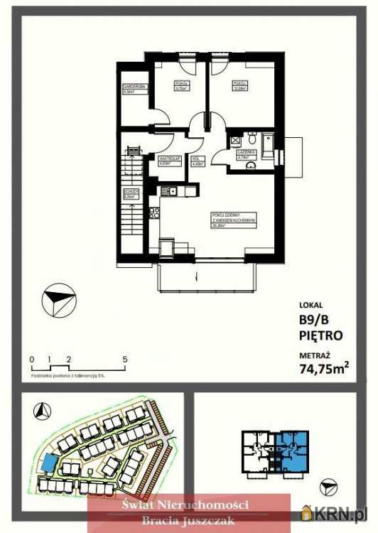 3 pokojowe, Mieszkanie  na sprzedaż, Zacharzyce, ul. 