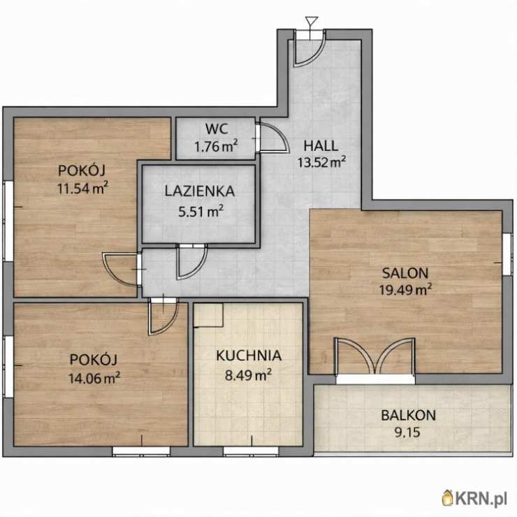 Mieszkanie  na sprzedaż, Warszawa, Mokotów, ul. Obrzeżna, 3 pokojowe