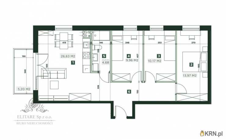 Wrocław, Fabryczna, ul. , 4 pokojowe, Mieszkanie  na sprzedaż