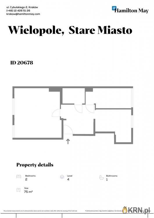 Mieszkanie  na sprzedaż, , Kraków, Stare Miasto, ul. Wielopole