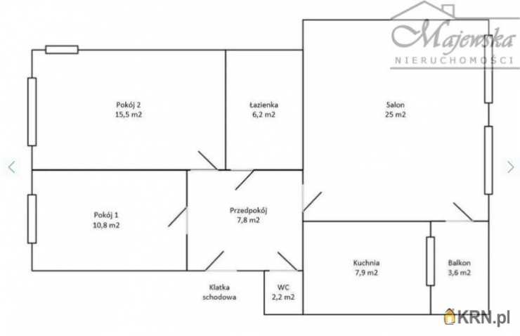 3 pokojowe, Myślenice, ul. , Mieszkanie  na sprzedaż