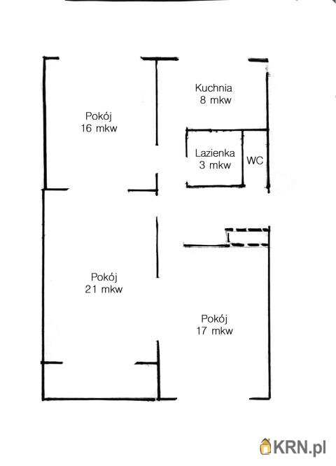 3 pokojowe, Wrocław, Śródmieście, ul. I. Daszyńskiego, Mieszkanie  na sprzedaż
