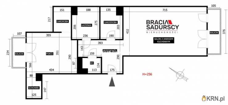 3 pokojowe, Mieszkanie  na sprzedaż, Kraków, Swoszowice/Kliny Borkowskie, ul. 