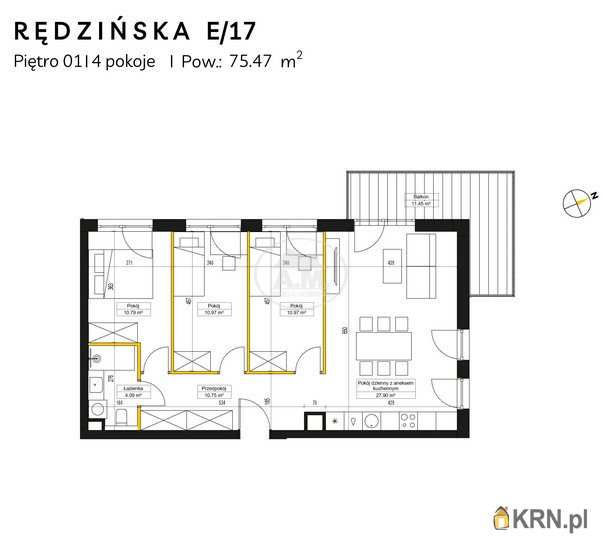Mieszkanie  na sprzedaż, 4 pokojowe, Wrocław, Fabryczna/Maślice, ul. Rędzińska