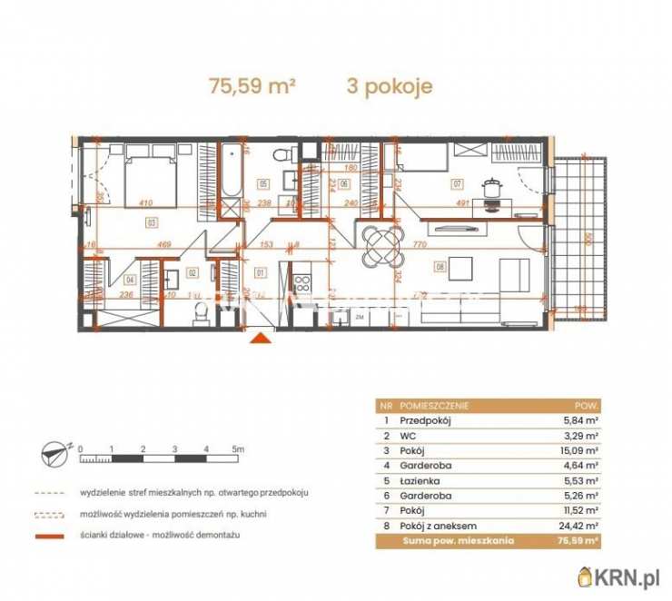 Katowice, ul. Ceglana, Mieszkanie  na sprzedaż, 3 pokojowe
