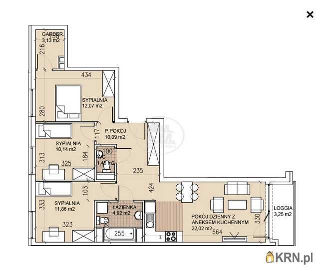 Mieszkanie  na sprzedaż, Wrocław, Psie Pole/Sołtysowice, ul. , 4 pokojowe