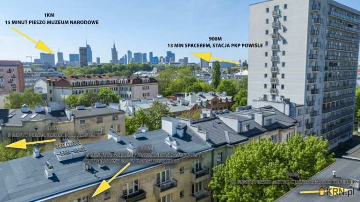 Warszawa, Śródmieście, ul. Wybrzeże Kościuszkowskie, 3 pokojowe, Mieszkanie  na sprzedaż