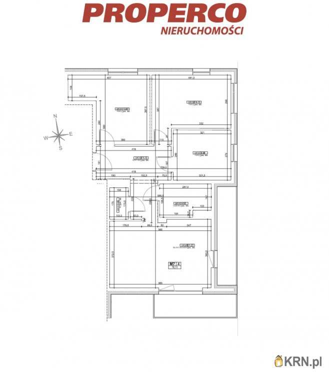 Mieszkanie  na sprzedaż, Kielce, Pod Telegrafem, ul. J. Karskiego, 4 pokojowe