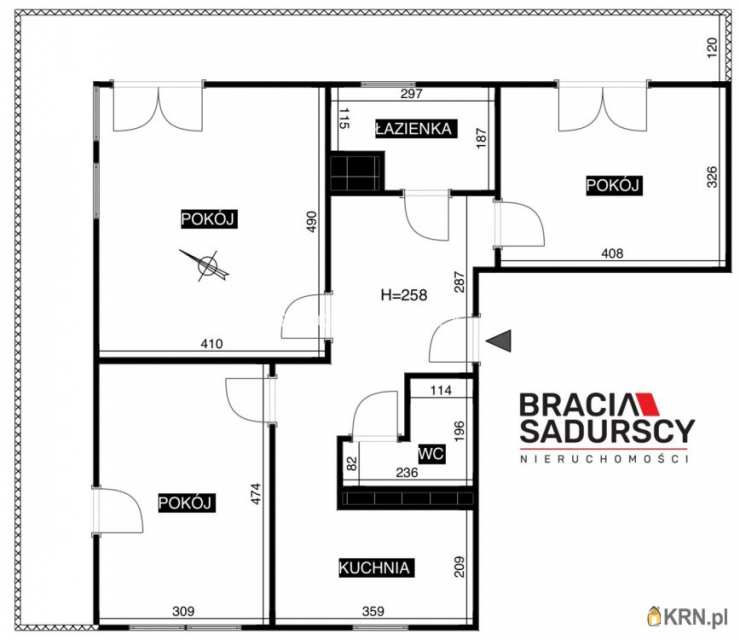 Kraków, Bronowice/Bronowice Małe, ul. Armii Krajowej, 3 pokojowe, Mieszkanie  na sprzedaż