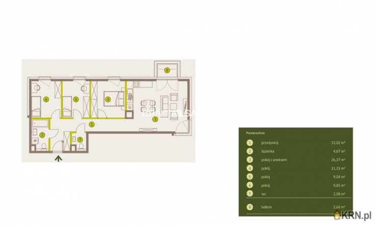 Mieszkanie  na sprzedaż, 4 pokojowe, Kraków, Prądnik Biały, ul. Imbramowska