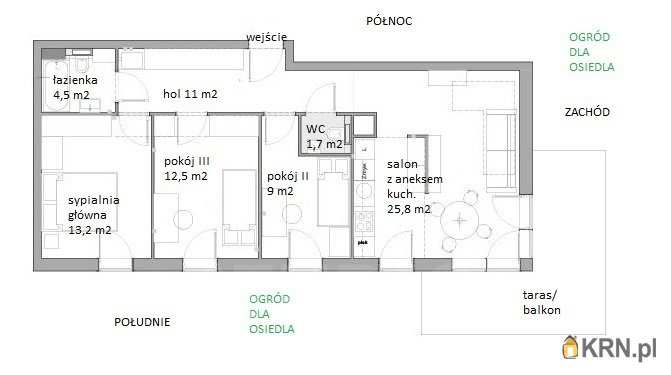 Mieszkanie  na sprzedaż, 4 pokojowe, Kraków, Dębniki/Ruczaj, ul. 