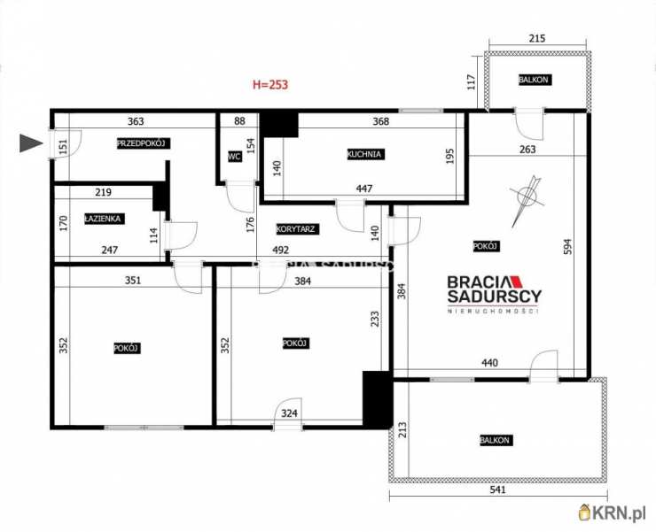Kraków, Dębniki/Ruczaj, ul. Pychowicka, Mieszkanie  na sprzedaż, 3 pokojowe