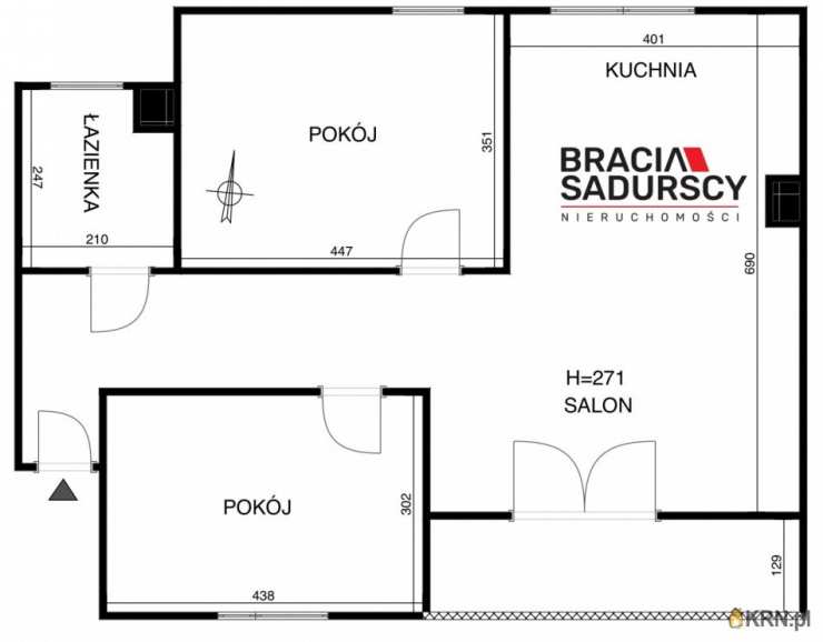 3 pokojowe, Mieszkanie  do wynajęcia, Kraków, Grzegórzki, ul. Lubicz