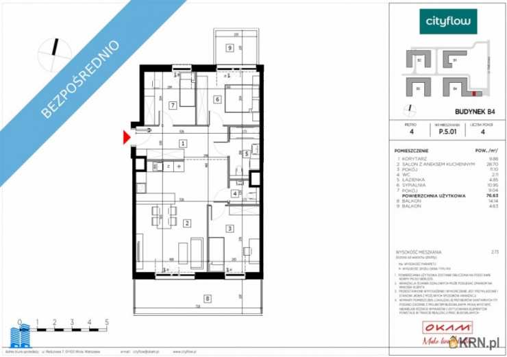 Mieszkanie  na sprzedaż, 4 pokojowe, Warszawa, Wola, ul. Redutowa
