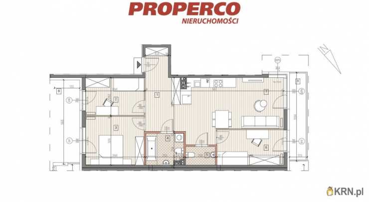 4 pokojowe, Jędrzejów, ul. , Mieszkanie  na sprzedaż