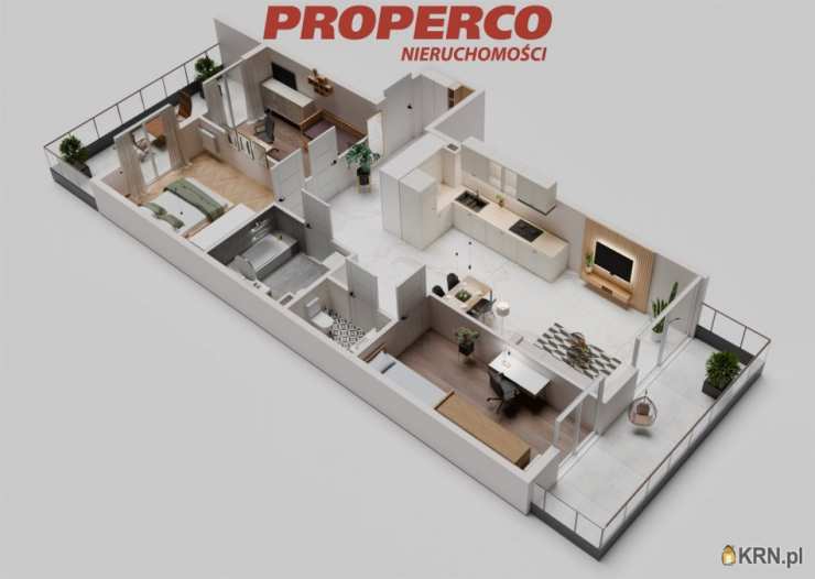 Jędrzejów, ul. , 4 pokojowe, Mieszkanie  na sprzedaż