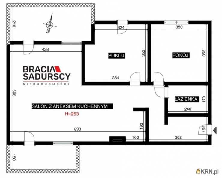 Kraków, Dębniki/Zakrzówek, ul. Pychowicka, Mieszkanie  na sprzedaż, 3 pokojowe