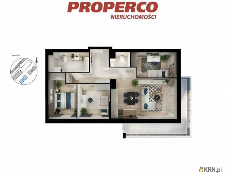 Mieszkanie  na sprzedaż, 4 pokojowe, Kielce, ul. Solidarności