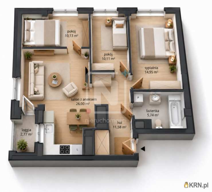 Warszawa, Włochy, ul. Malownicza, 4 pokojowe, Mieszkanie  na sprzedaż