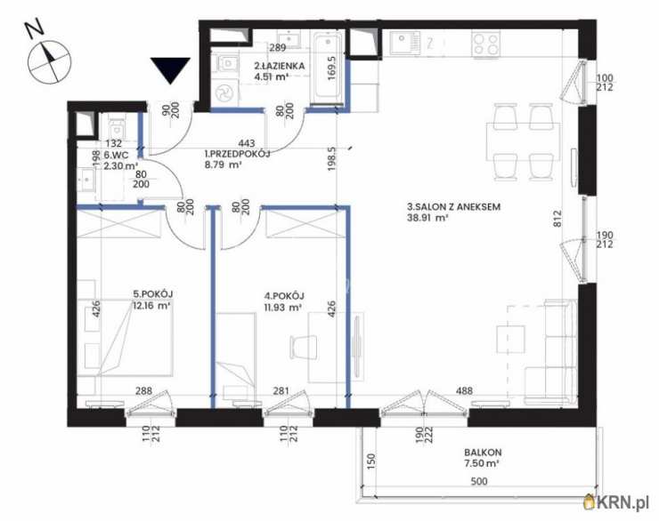 Your Home- Your Life Nieruchomości, Mieszkanie  na sprzedaż, Wrocław, Krzyki/Południe, ul. 