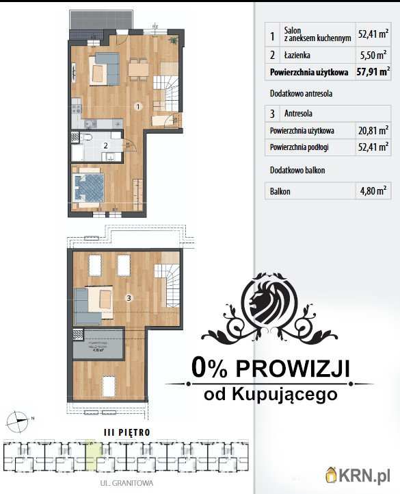 4 pokojowe, Smolec, ul. , Mieszkanie  na sprzedaż