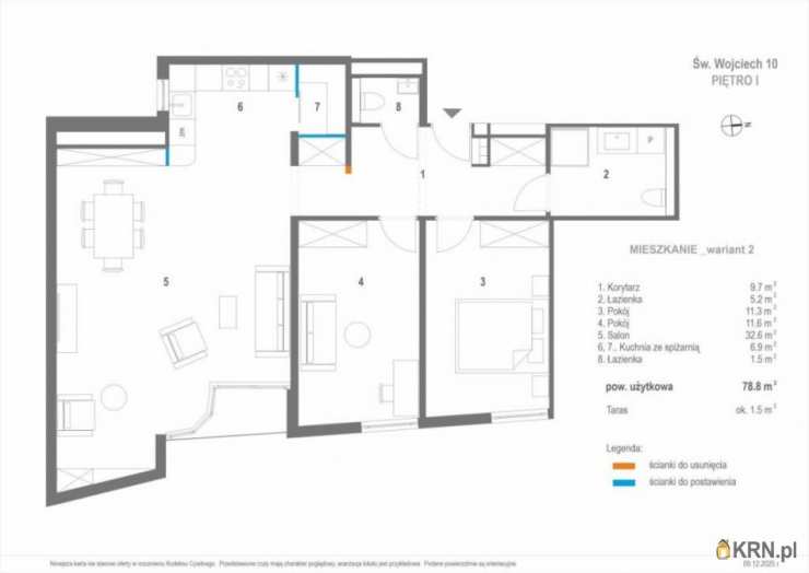 3 pokojowe, pow. Poznański, ul. , Mieszkanie  na sprzedaż
