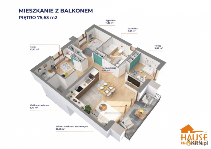 Kiełczówek, ul. , 4 pokojowe, Mieszkanie  na sprzedaż