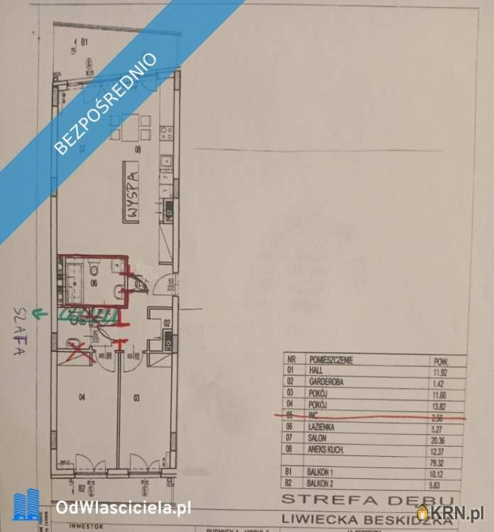3 pokojowe, Mieszkanie  na sprzedaż, Warszawa, Praga Południe, ul. Liwiecka