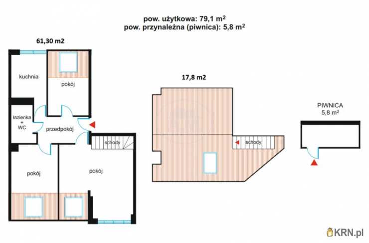 Mieszkanie  na sprzedaż, 4 pokojowe, Wrocław, Psie Pole/Różanka, ul. Bałtycka