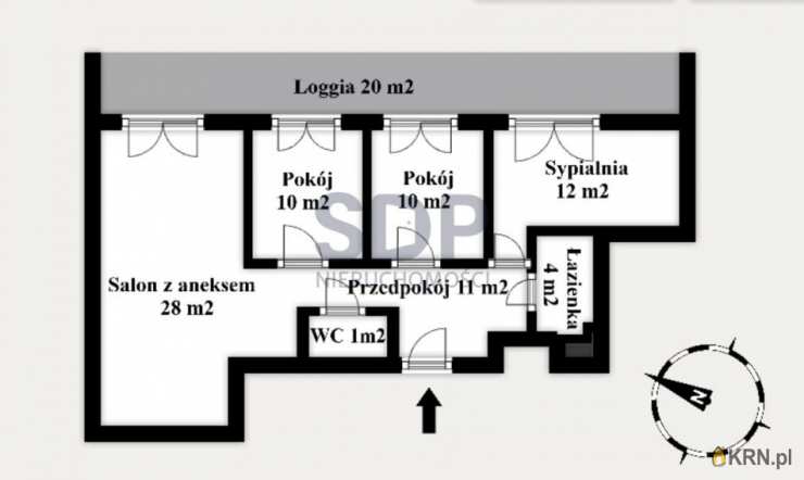 Mieszkanie  na sprzedaż, 4 pokojowe, Wrocław, Stare Miasto/Szczepin, ul. Gnieźnieńska
