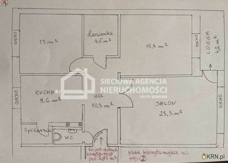 Gdynia, Redłowo, ul. J. Korczaka, Mieszkanie  na sprzedaż, 3 pokojowe