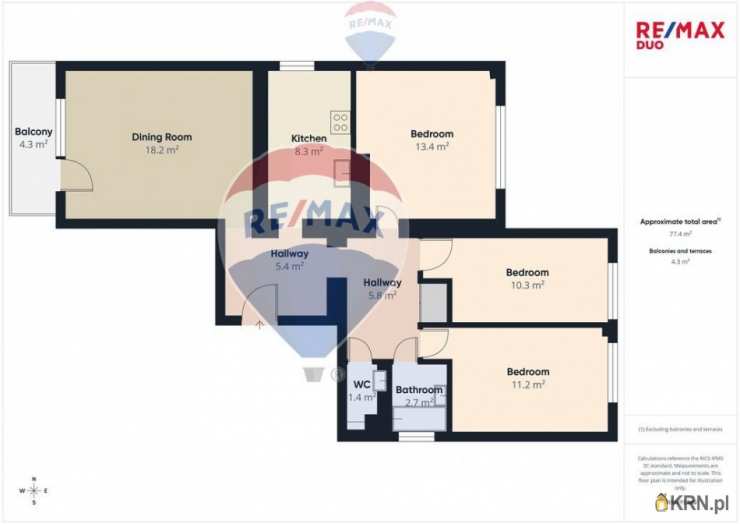 Rabka-Zdrój, ul. , 4 pokojowe, Mieszkanie  na sprzedaż