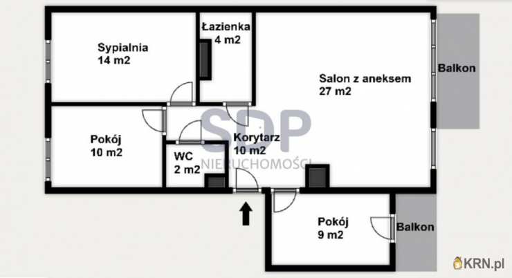 Mieszkanie  na sprzedaż, 4 pokojowe, Wrocław, Krzyki/Klecina, ul. Przyjaźni