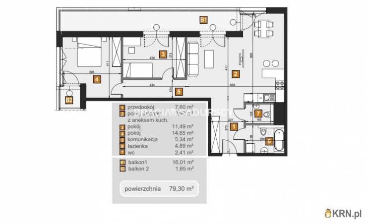 Kraków, Dębniki, ul. dr. J. Babińskiego, Mieszkanie  na sprzedaż, 2 pokojowe