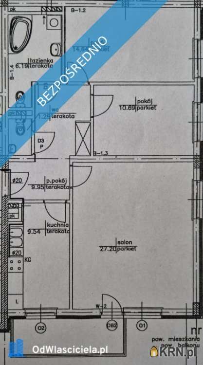 3 pokojowe, Kielce, Podkarczówka, ul. Podklasztorna, Mieszkanie  na sprzedaż