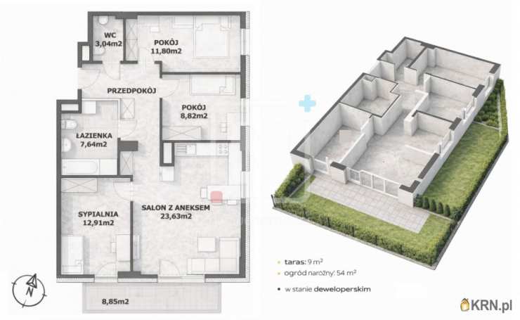 Łódź, Polesie, ul. Ogrodowa, Mieszkanie  na sprzedaż, 4 pokojowe