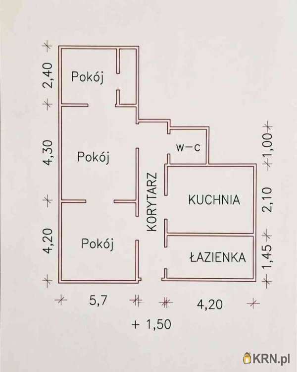 Mieszkanie  na sprzedaż, 3 pokojowe, Szczecin, ul. 