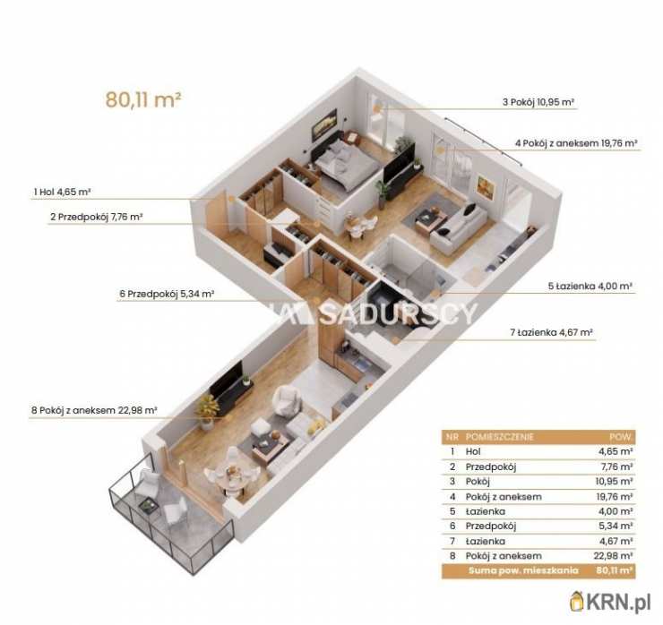 Katowice, ul. Ceglana, 4 pokojowe, Mieszkanie  na sprzedaż