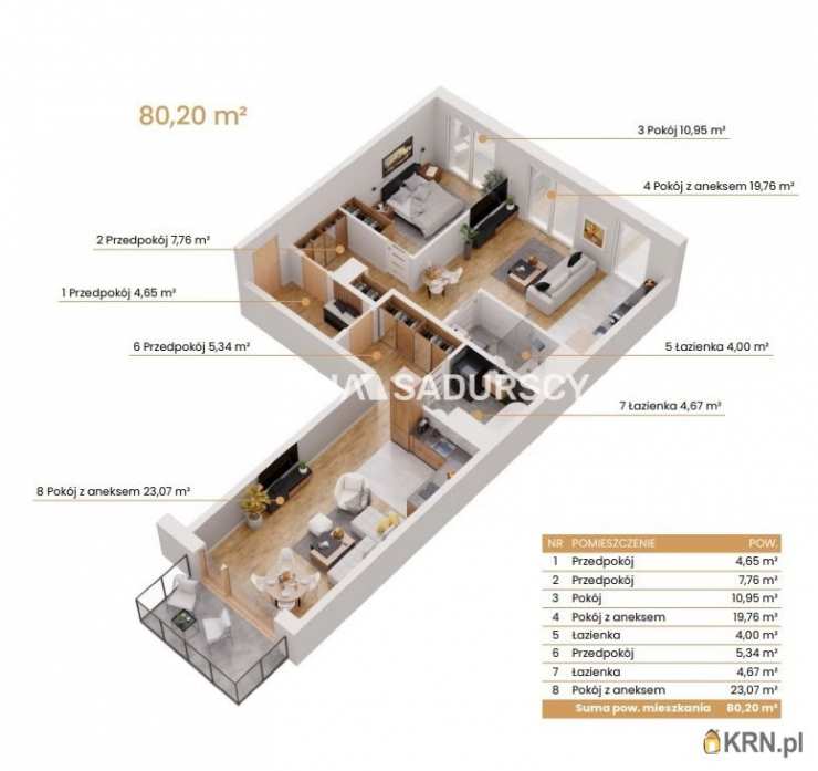 Mieszkanie  na sprzedaż, 3 pokojowe, Katowice, ul. Ceglana