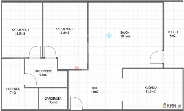 3 pokojowe, Mieszkanie  na sprzedaż, Warszawa, Wilanów, ul. F. Klimczaka