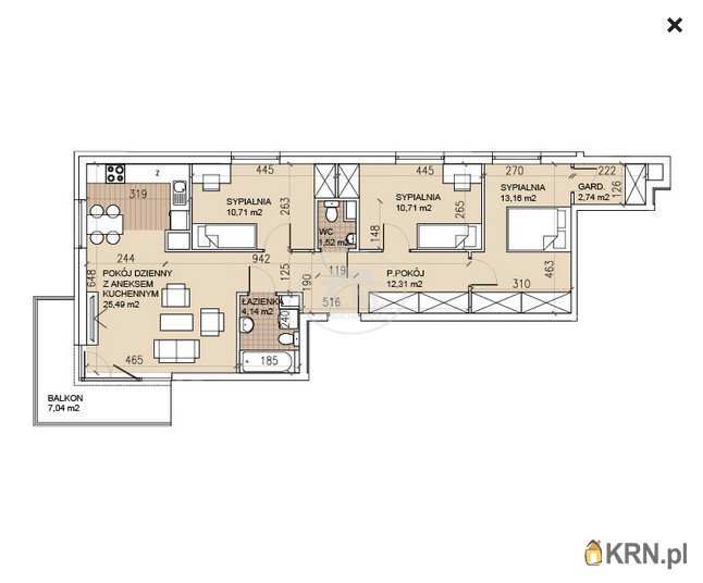 Mieszkanie  na sprzedaż, 4 pokojowe, Wrocław, Psie Pole/Sołtysowice, ul. 