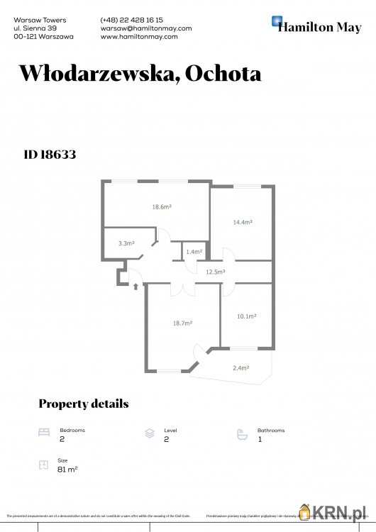 Mieszkanie  do wynajęcia, Warszawa, ul. , 