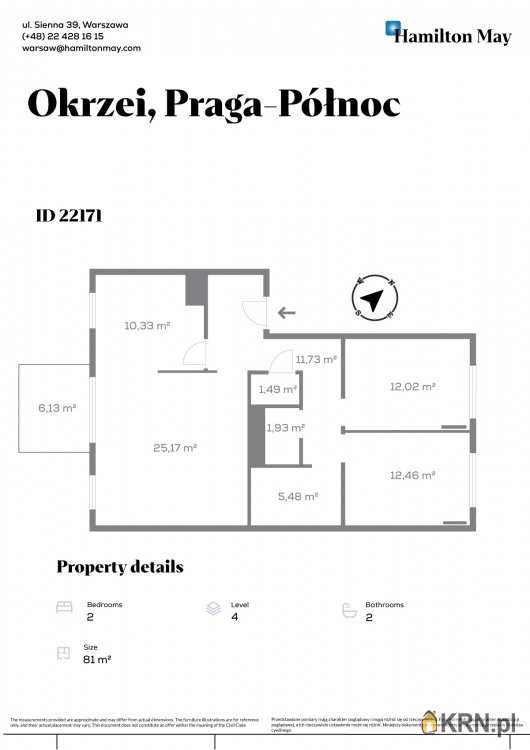 Mieszkanie  na sprzedaż, Warszawa, ul. , 3 pokojowe