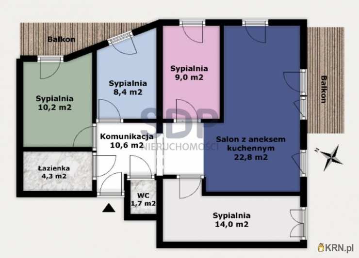 Mieszkanie  na sprzedaż, 5 pokojowe, Wrocław, Krzyki, ul. Racławicka