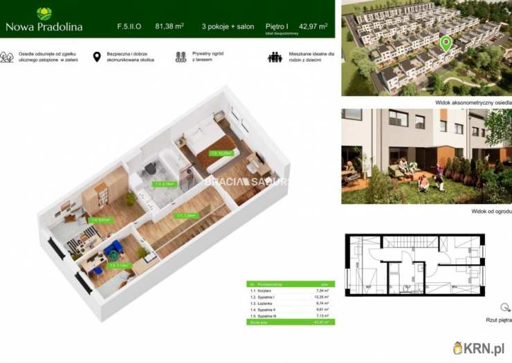 4 pokojowe, Tarnów, Zabłocie, ul. Skrzyszowska, Mieszkanie  na sprzedaż